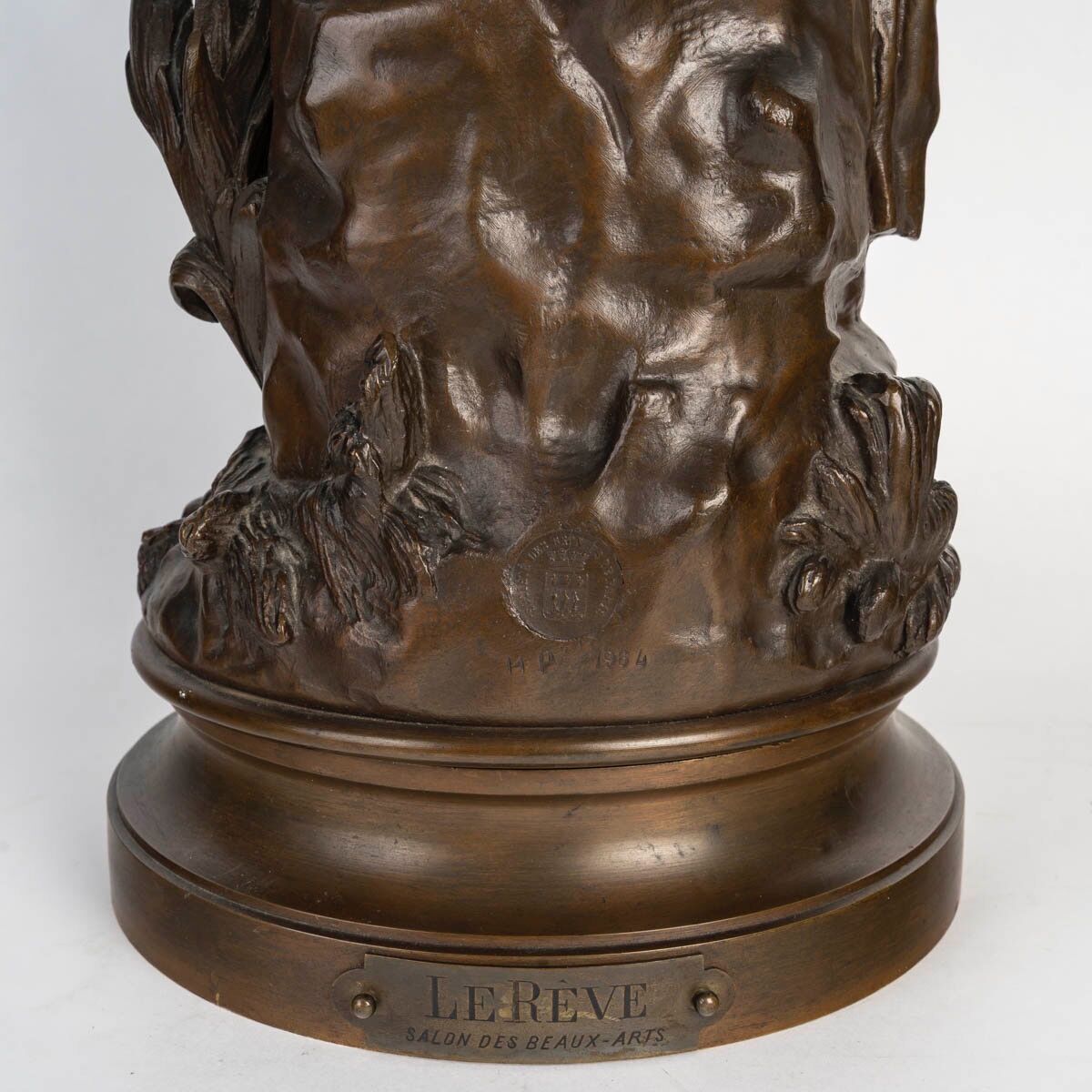 The Dream - Hippolyte François Moreau (1832-1927) Figurative sculpture and