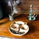 Vallauris ceramic owl trinket bowl