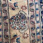 Very beautiful antique Persian carpet Tabriz very fine silk 135x160 cm