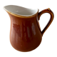 Glazed terracotta pitcher