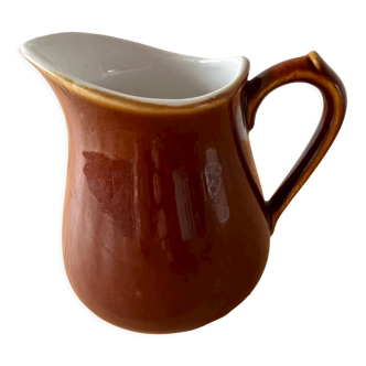 Glazed terracotta pitcher