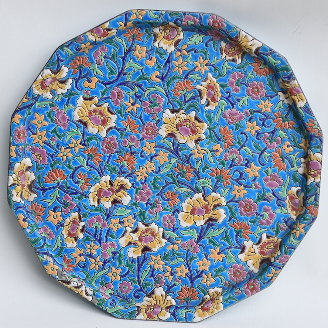 Longwy enamel service