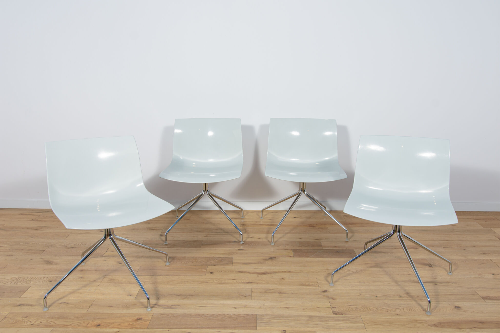 Catifa 53 Chairs Desk by Lievore Altherr Molina for Arper, 2000s, Set of 4