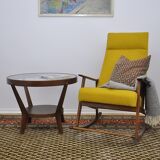 Yellow rocking chair, 1960s
