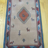 Pair of 60 x 120 Peruvian wool rugs
