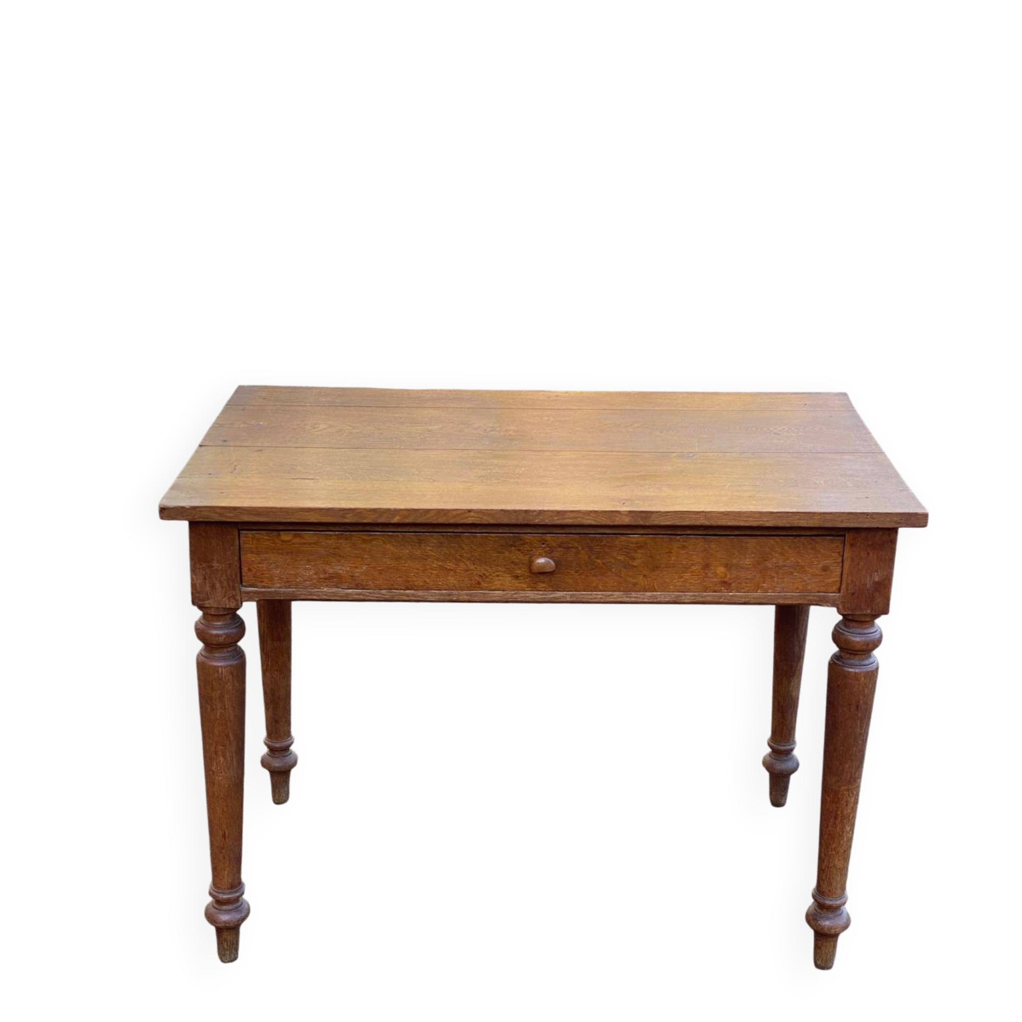 Louis Philippe desk in solid oak from the 19th century.