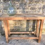 Solid wood carver's workbench