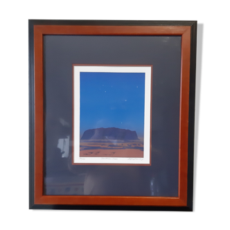 Signed engraving by Aschley Manluy "Southern Cross"