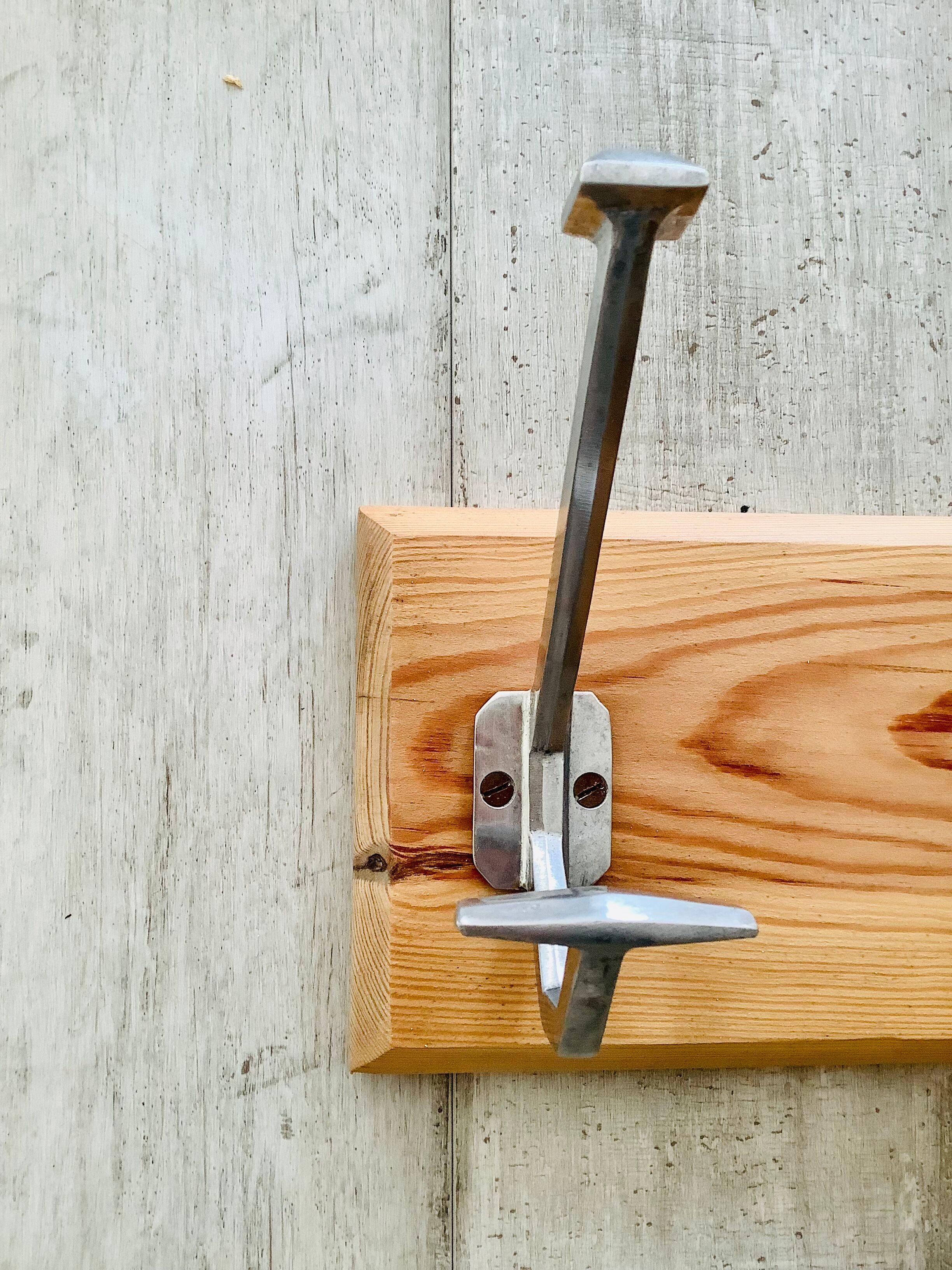 Vintage wall coat rack