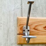 Vintage wall coat rack