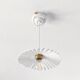 Vintage pleated pendant light