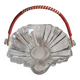 Art Deco glass basket