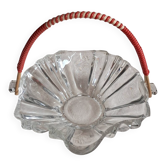 Art Deco glass basket