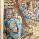 Double-sided school poster signed herouar collection rossignol verdun june 1940