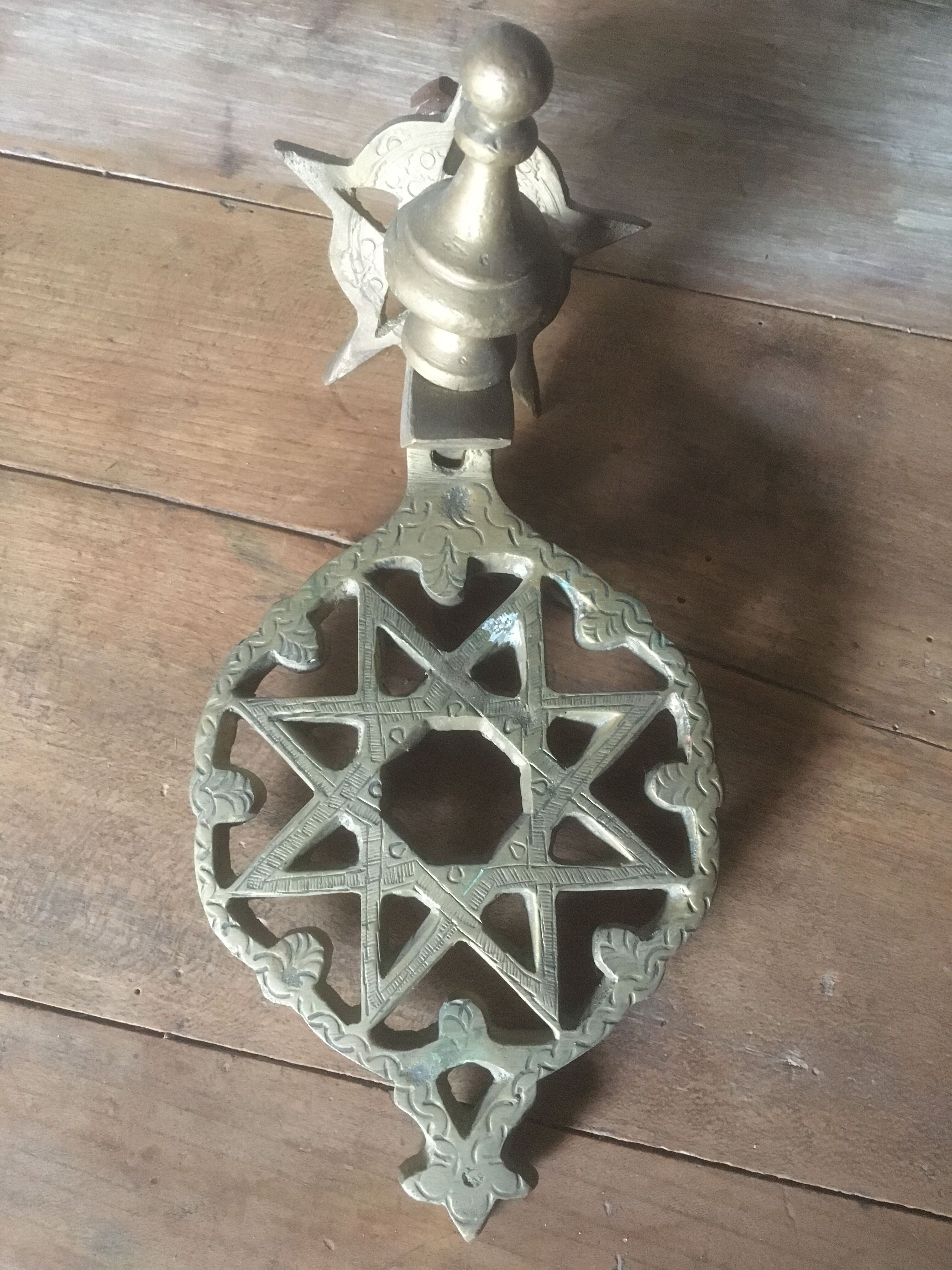 Brass door knocker