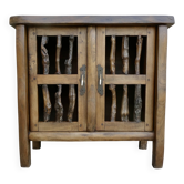 Small brutalist buffet in elm.