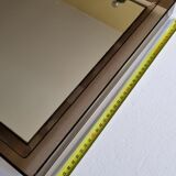 Vintage mirror gilac rectangular, 70s, 60 x 40 cm