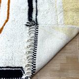 Beni Ouarain Berber Rug from Morocco – Handcrafted Wool, 155×110 cm