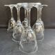 6 Baccarat port glasses Molière service