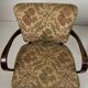 Pair of Art Deco Bentwood Armchairs with Original Floral Upholstery,  1930s