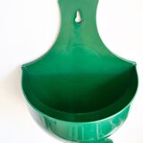 Set of 4 wall planter in green half-sphere