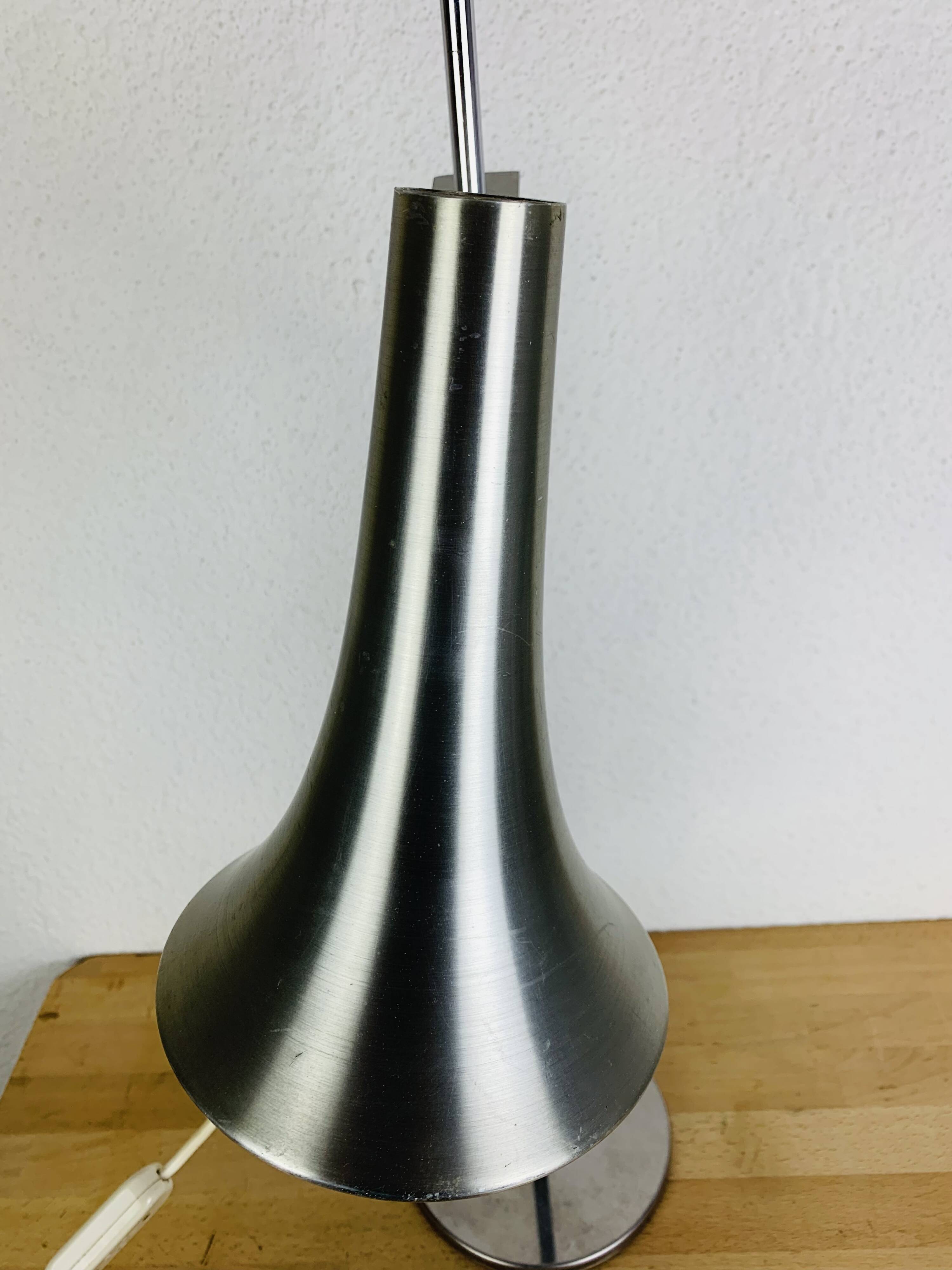 Vintage 70s aluminum desk lamp