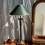 Vintage green and gold table lamp H60 D30
