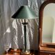 Vintage green and gold table lamp H60 D30