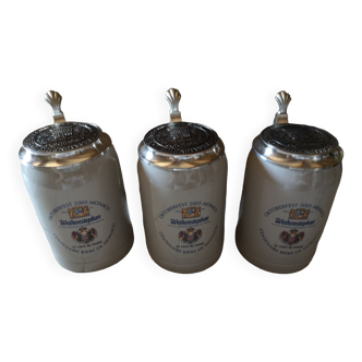 Vintage collection beer mugs