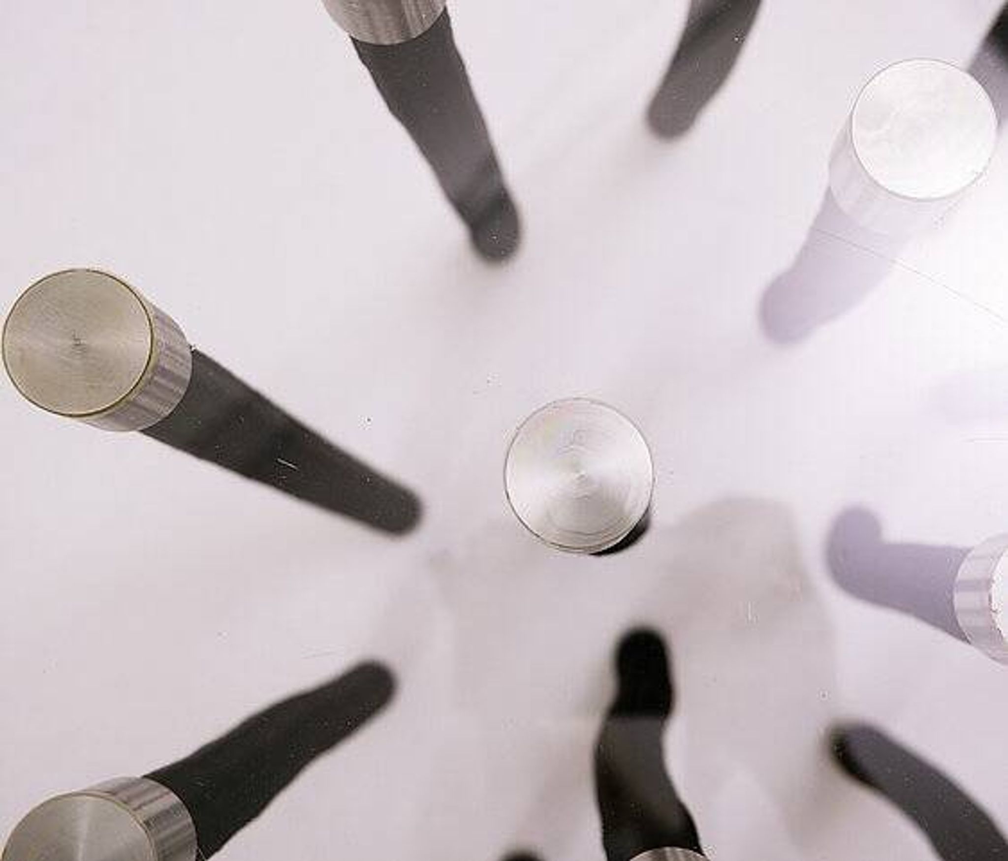 Pair of modern side tables "Org" by Fabio Novembre for Cappellini