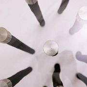 Pair of modern side tables "Org" by Fabio Novembre for Cappellini