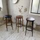Set of three high bistro stools