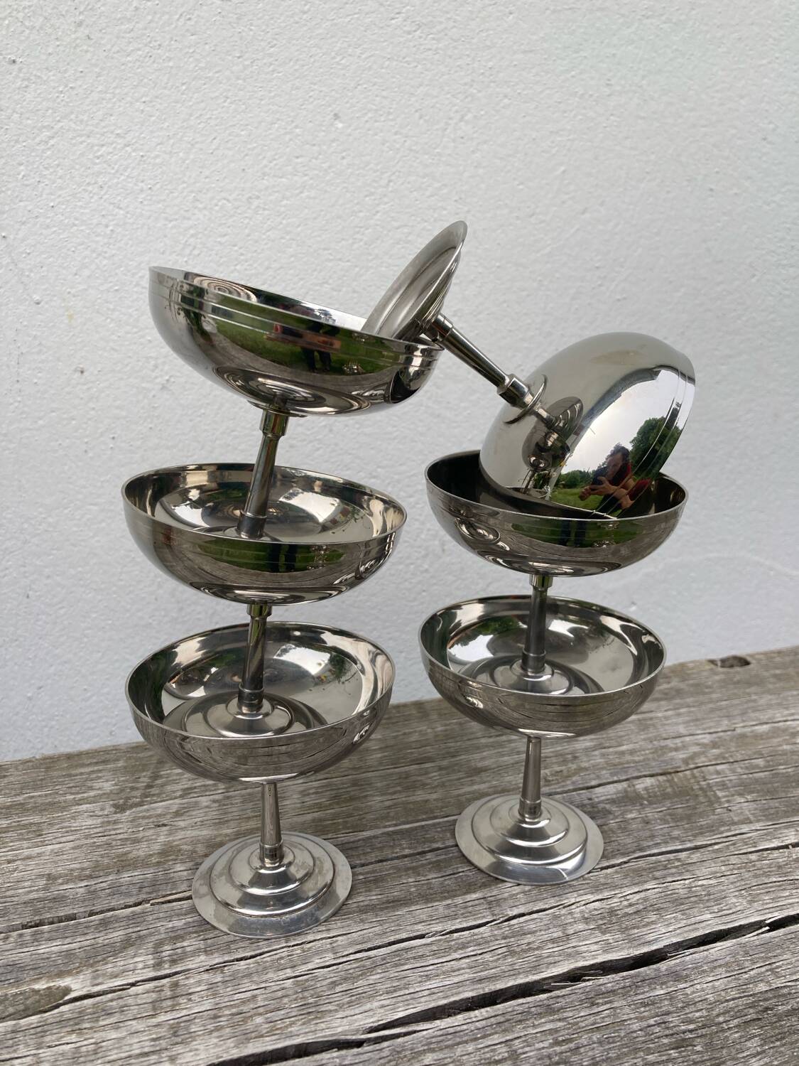 6 Rémy Letang stainless steel bowls