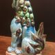 Foo Japan dog in blue ceramic