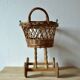 Old dolls pram - wooden wheels