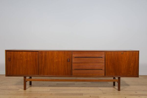 Enfilade vintage en teck par Nils Jonsson pour Hugo Troeds, Suède, 1960s