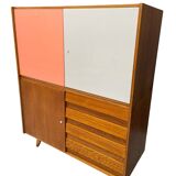 Meuble U-450 en Chêne par Jiří Jiroutek pour Interiér Praha, Tchécoslovaquie, 1