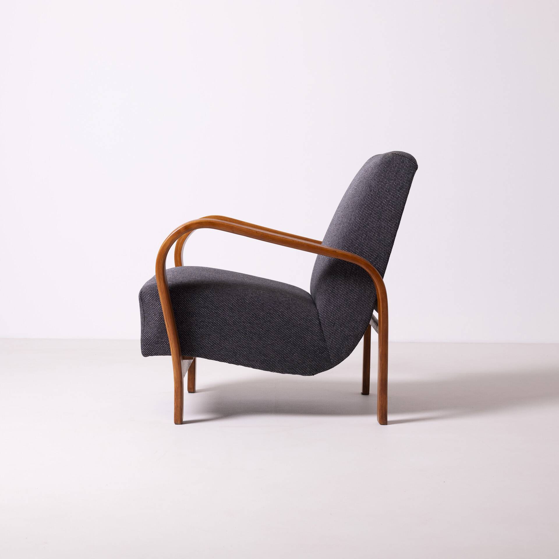 Pair of armchairs by Kozelka andKropacek, Interier Praha, 1950s