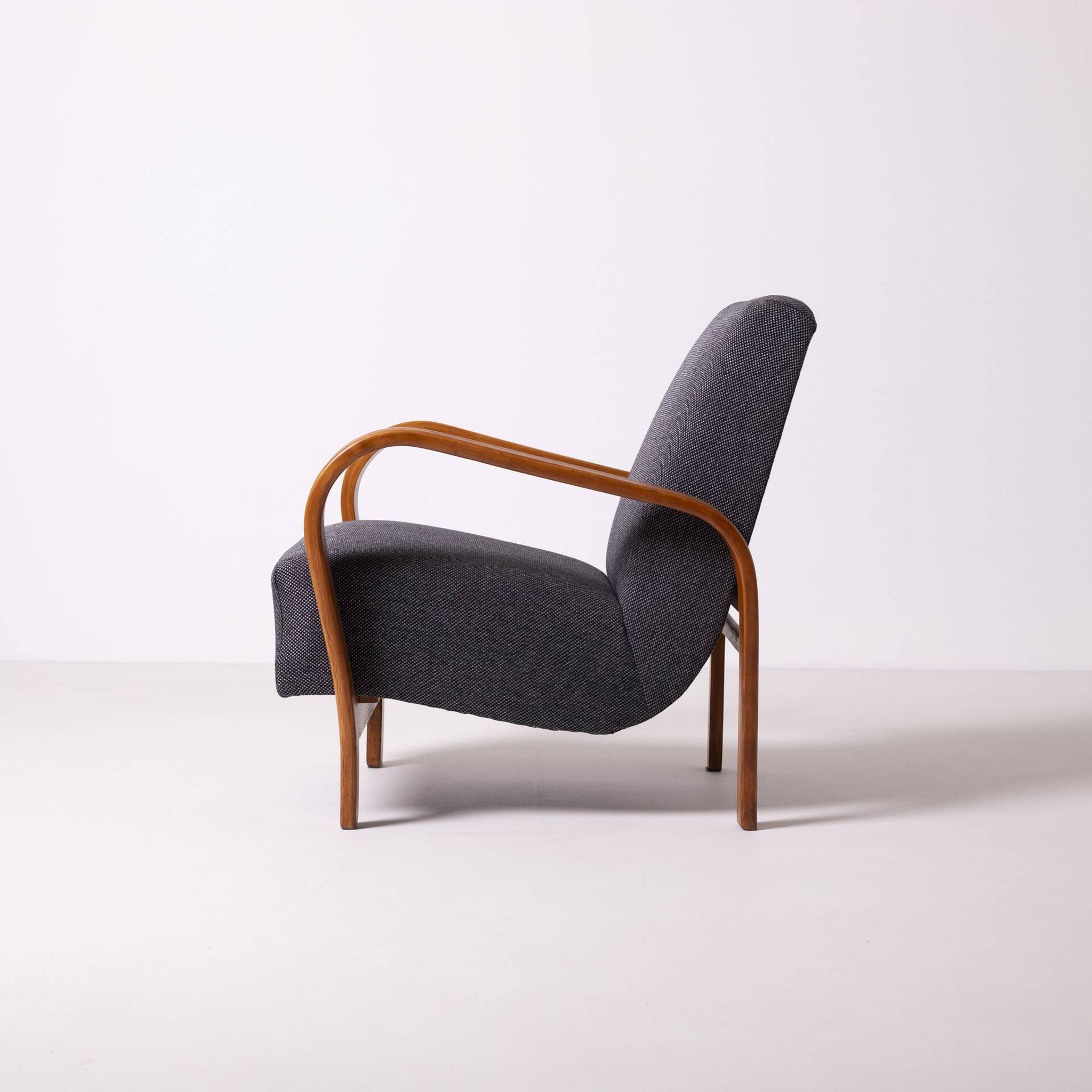 Pair of armchairs by Kozelka andKropacek, Interier Praha, 1950s