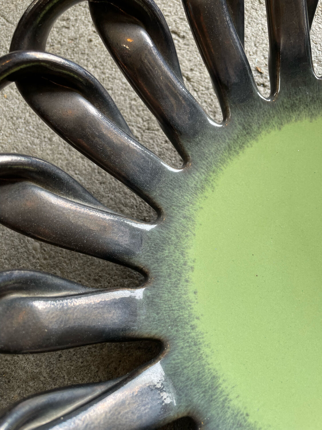 Ceramic fruit cup 1950