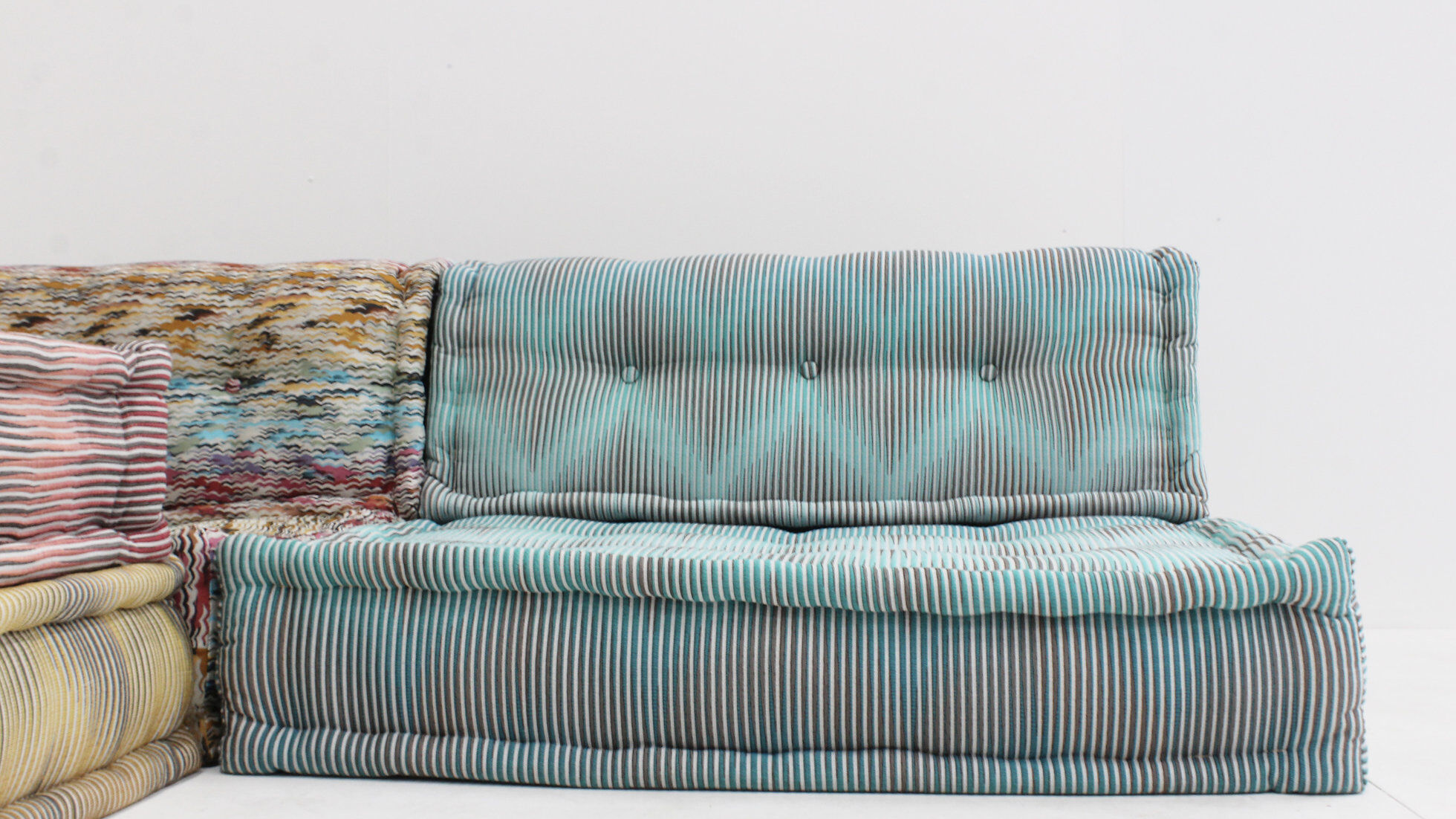 Roche Bobois Mah Jong modular sofa Missoni fabric design by Hans Hopfer