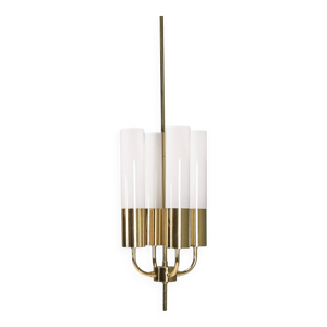 Grand lustre en laiton