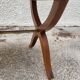 Table basse style bateau en acajou blond