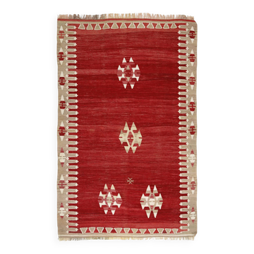 Authentic Vintage Turkish Kilims & Handwoven Rugs – Unique Home Decor Pieces 140x 200 cm