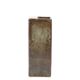 Signed stoneware brick vase, 1970s