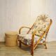 Paire de fauteuils en rotin Audoux & Minnet 1960