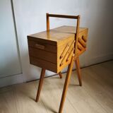 Travailleuse vintage pied compas 1960