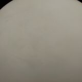 Opaline-style round glass ceiling light