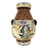 Vase en céramique émaillée de l'École de Bien-Hoa , Décorations de sages, environ 1930