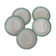 Set of 8 plates Ceranord St-Amand semi-porcelaine